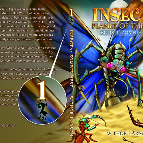 Book Cover: MG/YA fantasy adventure novel (Insecta: Planet of the Ants