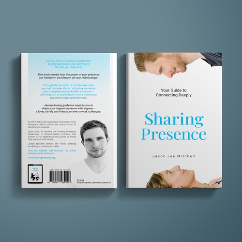 Mindfulness Book Cover on Sharing Presence Design by SantoRoy71