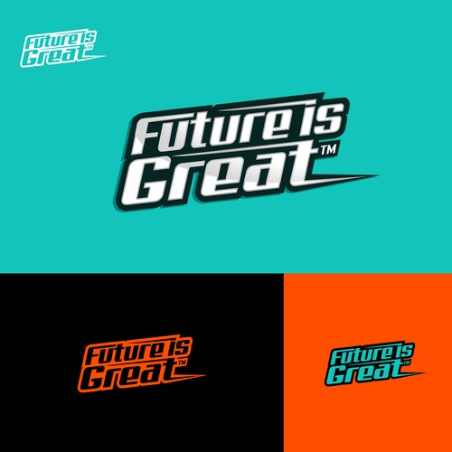 "Future Is Great" new optimistic, futuristic brand needs a stylized logo-ontwerp door Grapìkal