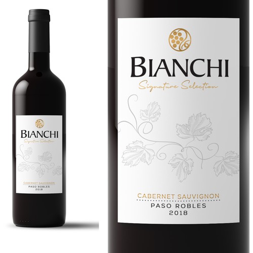 Bianchi Wine Label Design by sam2305