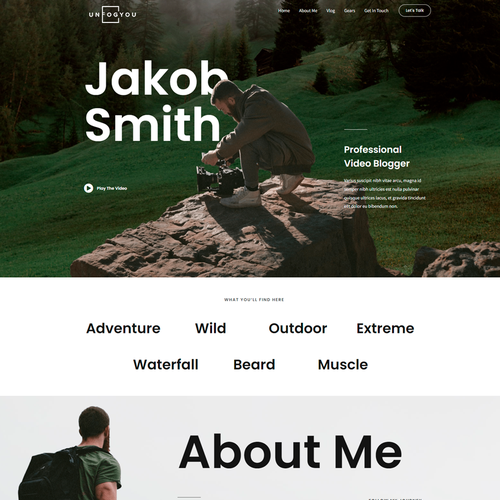 Landing page design contest entry by cakawate