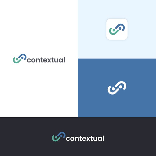 Design a creative professional and playful logo for "contextual". Please read the brief :-) Design by Sinkandika