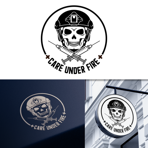 We need a powerful logo to represent civilian and military medics Design by PoxieDesign™