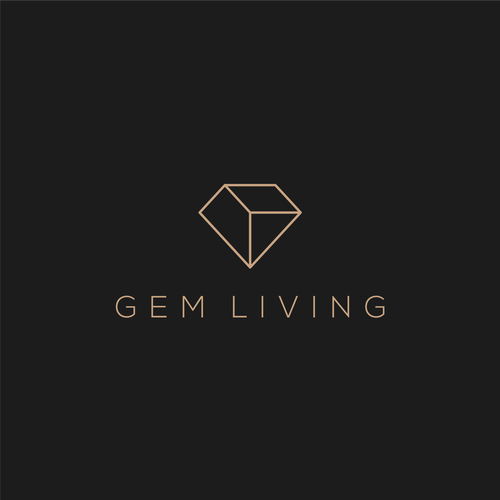 Geometrical, minimalist, modern brand design for Gem Living Design by ahza99™