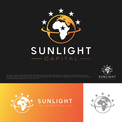 Sunlight.Capital: Logo for funder rating database ⭐⭐⭐⭐⭐ Design von reiffal®