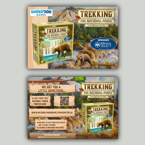 Looking for a Great Postcard for our National Parks game! Design by allMarv