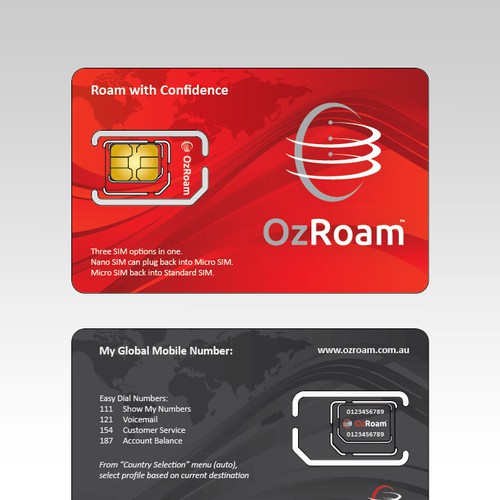 Next Generation Mobile Phone SIM Card Design Design by prim