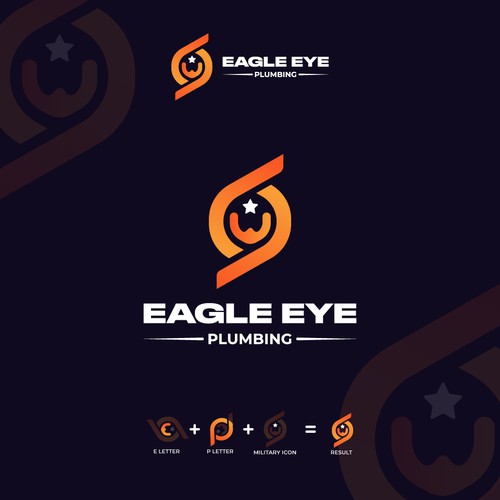 Eye catching and very marketable logo for plumbing company. The company name is Eagle Eye Plumbing Design by Forhad Fahim