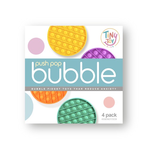 Toy Company in need of a playful, bright, and descriptive packaging. Design by Chris De Lisen