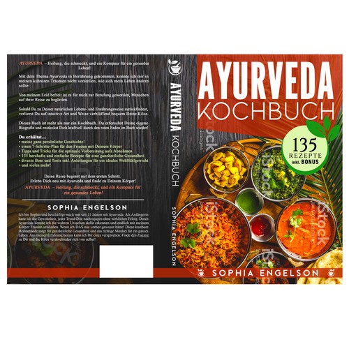 Book-Cover for Ayurveda Cookbook - Cover für Ayurveda Kochbuch Design by JervyDesign