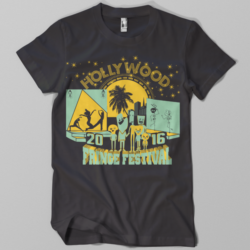 Design di The 2016 Hollywood Fringe Festival T-Shirt di Vrabac