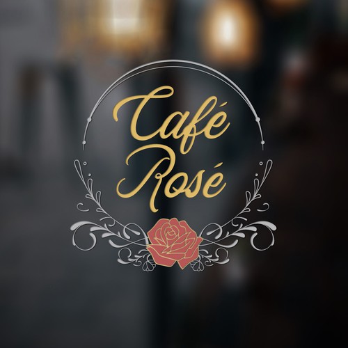 Art Deco Brunch Cafe Logo Design Ontwerp door ArwaSQ