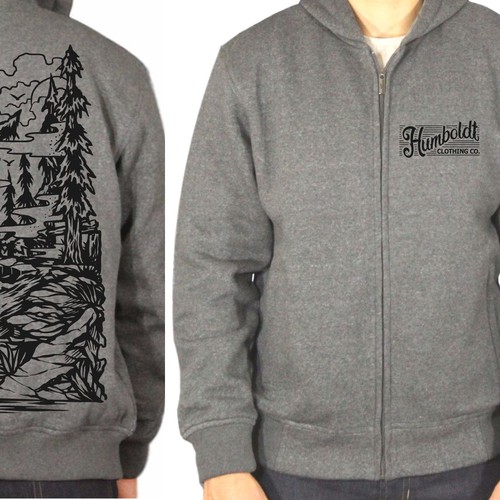 Humboldt Clothing Company needs original pen and ink style hoodie design Design by BRTHR-ED