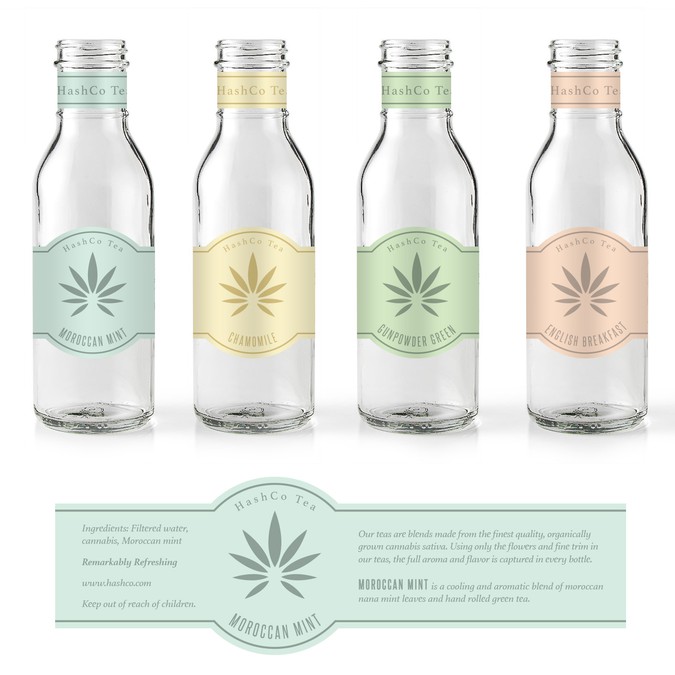 create an iced tea label for HashCo Product label contest
