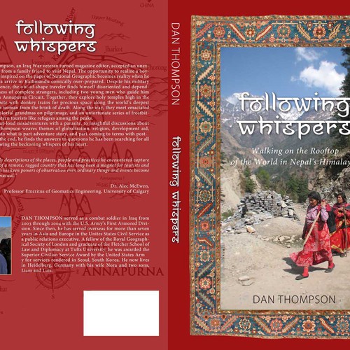 Design di Design an exotic,  Nepal-themed travel book cover  di dalim
