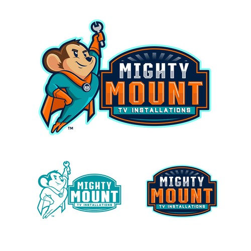 Design Mighty Mouse Logo Recreate di Normans