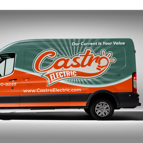 Van wrap For Electrical business! | Guaranteed | Quick Choice Making | Few revisions Design by theANUNGs