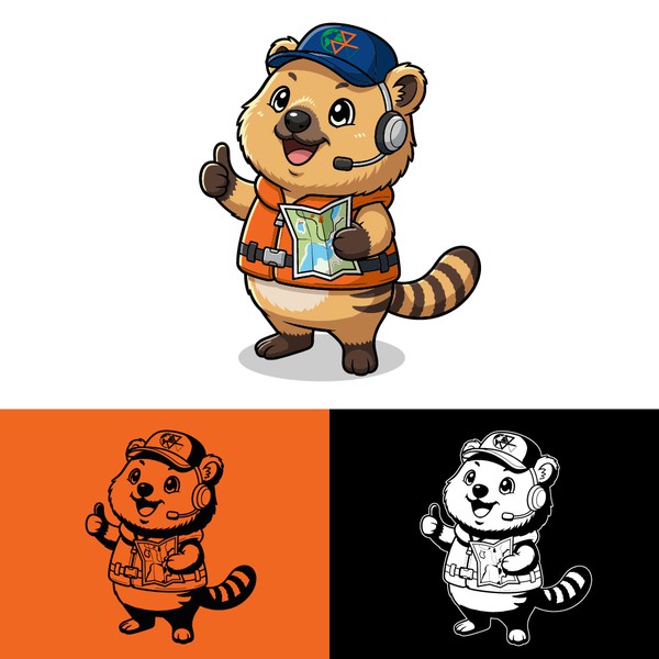 Cute Fictional Animal mascot