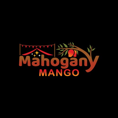 Mahogany Mango, Glow in the Dark Supplies, Festival, Glamping/Camping and Kids Room Fun Market Design by THE DESIGNSTER