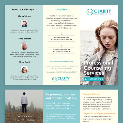 Counseling Center needs brochure Design por uxcolonie