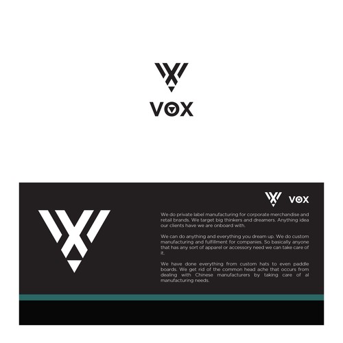 Vox Marketing rebrand Design by YDesign27