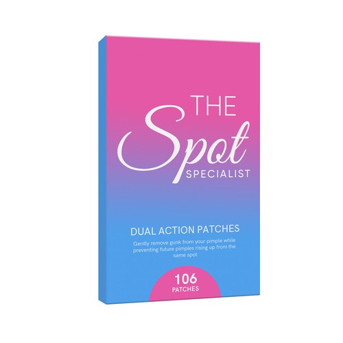 Pimple Patch PACKAGING to appeal to FEMALE BEAUTY user Design by Rajith Shantha