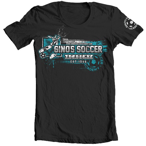 Unique Soccer Camp T-shirt design that kids 4-17 years old want to wear year round Design by G.T NINE