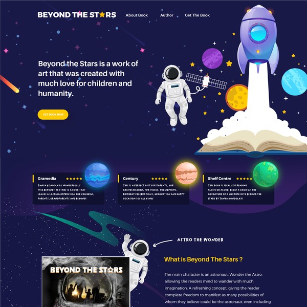 Design by Kelvin.J titled "Landing page for Kids book"