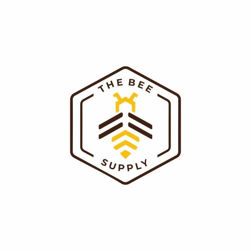 New Texas Bee Supply Logo Design by Vic People Studio