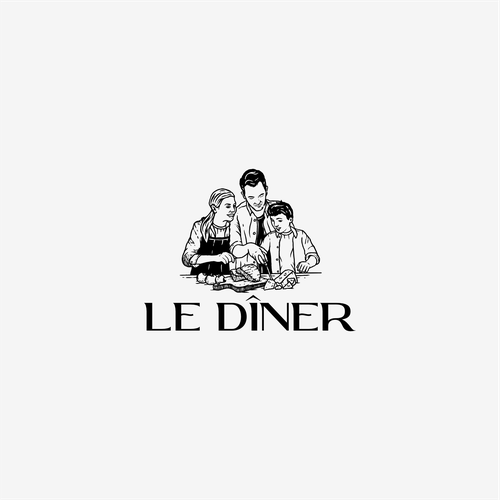 Create the Signature Identity for 'Le Dîner' - A Gourmet Odyssey Awaits! Design by deer203A