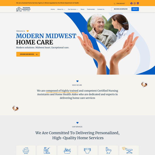 Modern Midwest  home care 