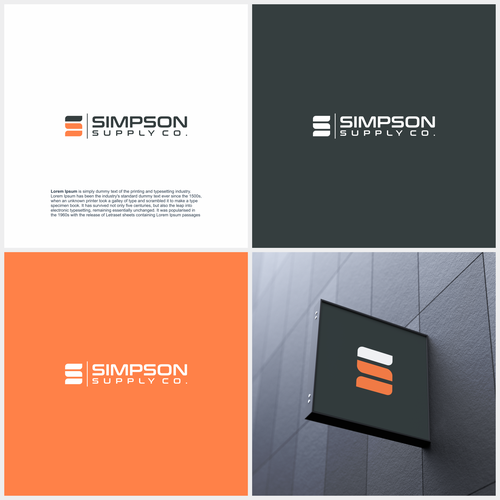 Logo for Simpson Supply Co. Design by ⭐HELMIpixel™⭐