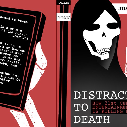 Design a Eye-Catching Book Cover for "Distracted to Death" Design by hyde89