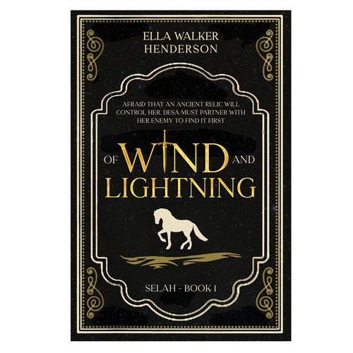 Fantasy book cover design Design by Anastasia Brenych