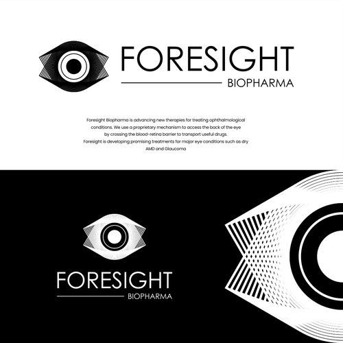 Biotechnology Company Logo Project: Foresight Biopharma Design by Oliver™