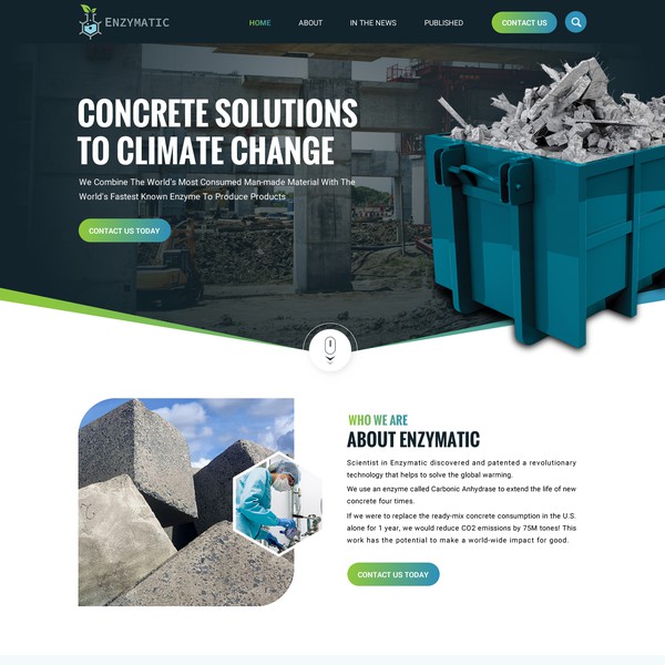 Design realizzato da Janki14 intitolato "Wordpress Environmental website"