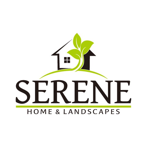 logo for Serene Home & Landscapes デザイン by Kangkinpark