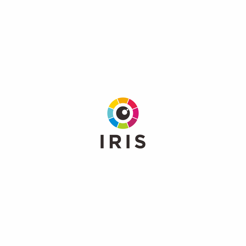 Logo for Iris, the decentralized alternative to social media giants Design by mugi.bathi