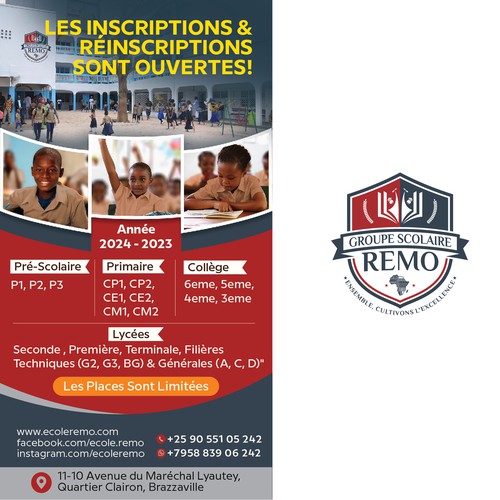 Design a classy flyer for an effective school rebranding & enrollment program Design by Viet Art