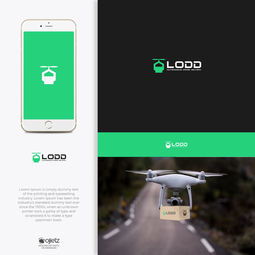 lodd - Design the modern logo of a drone delivery services venture Design by ojietz