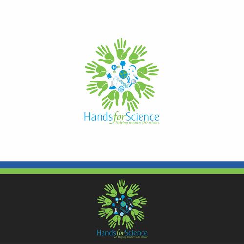 Create the next logo for Hands-for-Science Design by CWD Creative