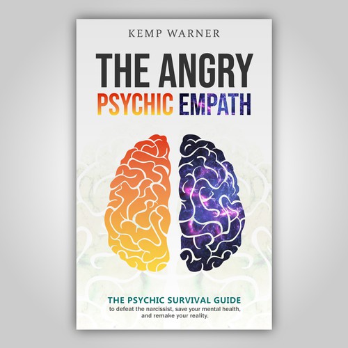 Non-traditional book cover combining the spirit and anger Design by LiloMagic