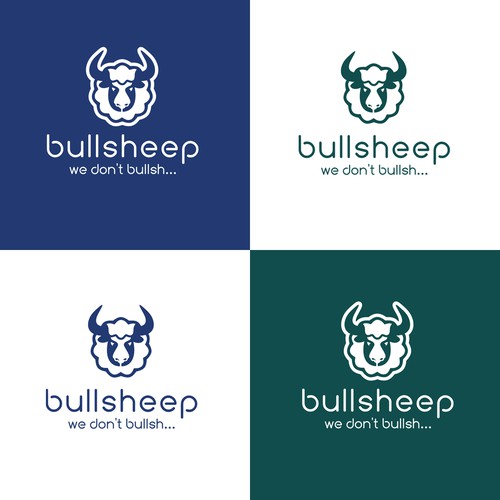 bullsheep needs a great logo - so companies don't get any more bull shit consulting Design by Alfa Design.