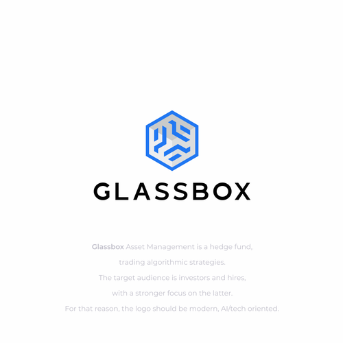 Logo for algorithmic trading firm Design by eclass