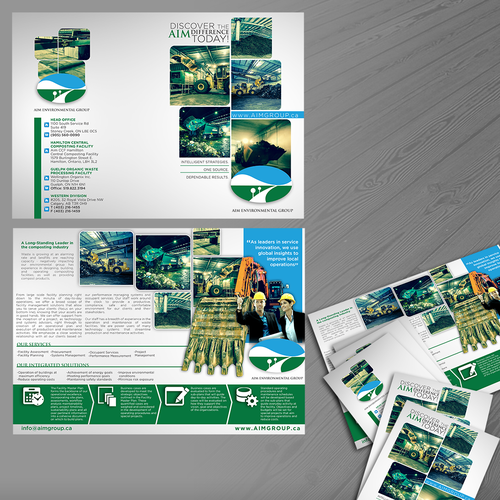 Sales brochure for a facility management firm-ontwerp door PA Design Studio