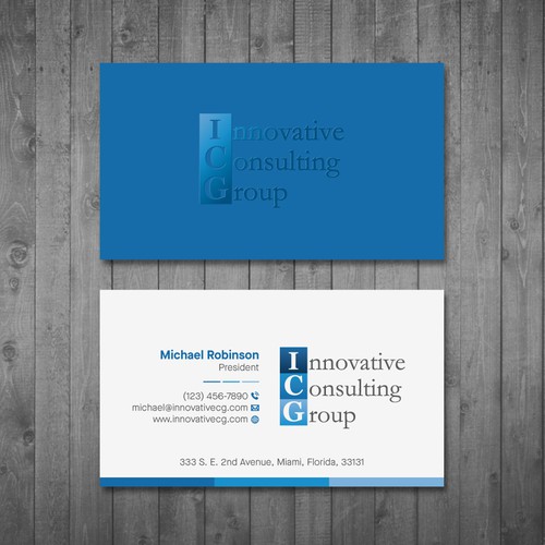 Design di ICG Business Cards di Tcmenk