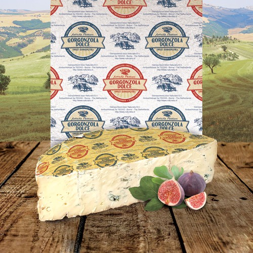 Design a product label set for an Italian Cheese Ontwerp door ProveMan