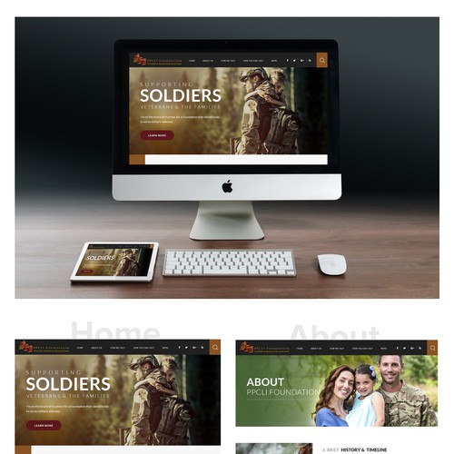 PPCLI Foundation website Design by ♾️e2infinity♾️