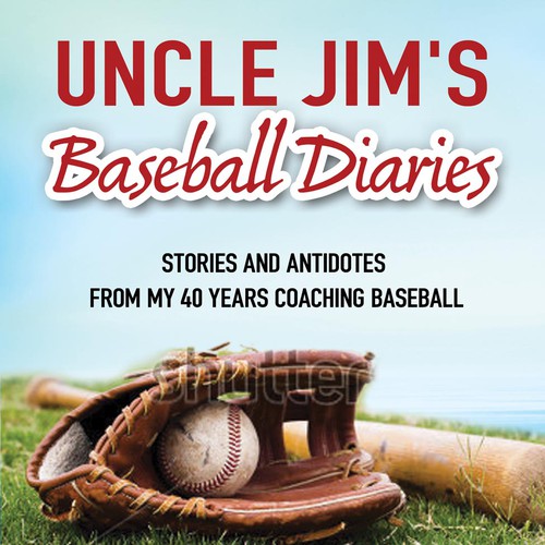 Little league baseball book cover Design by LilaM