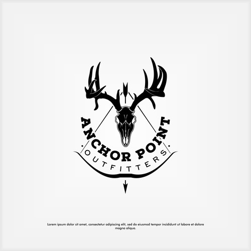 Vintage hunting logo to appeal to bow hunters of all generations Design by Dirtymice